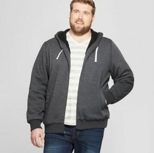 Stay Warm in this Cozy Sherpa Lined-zip Hoodie for